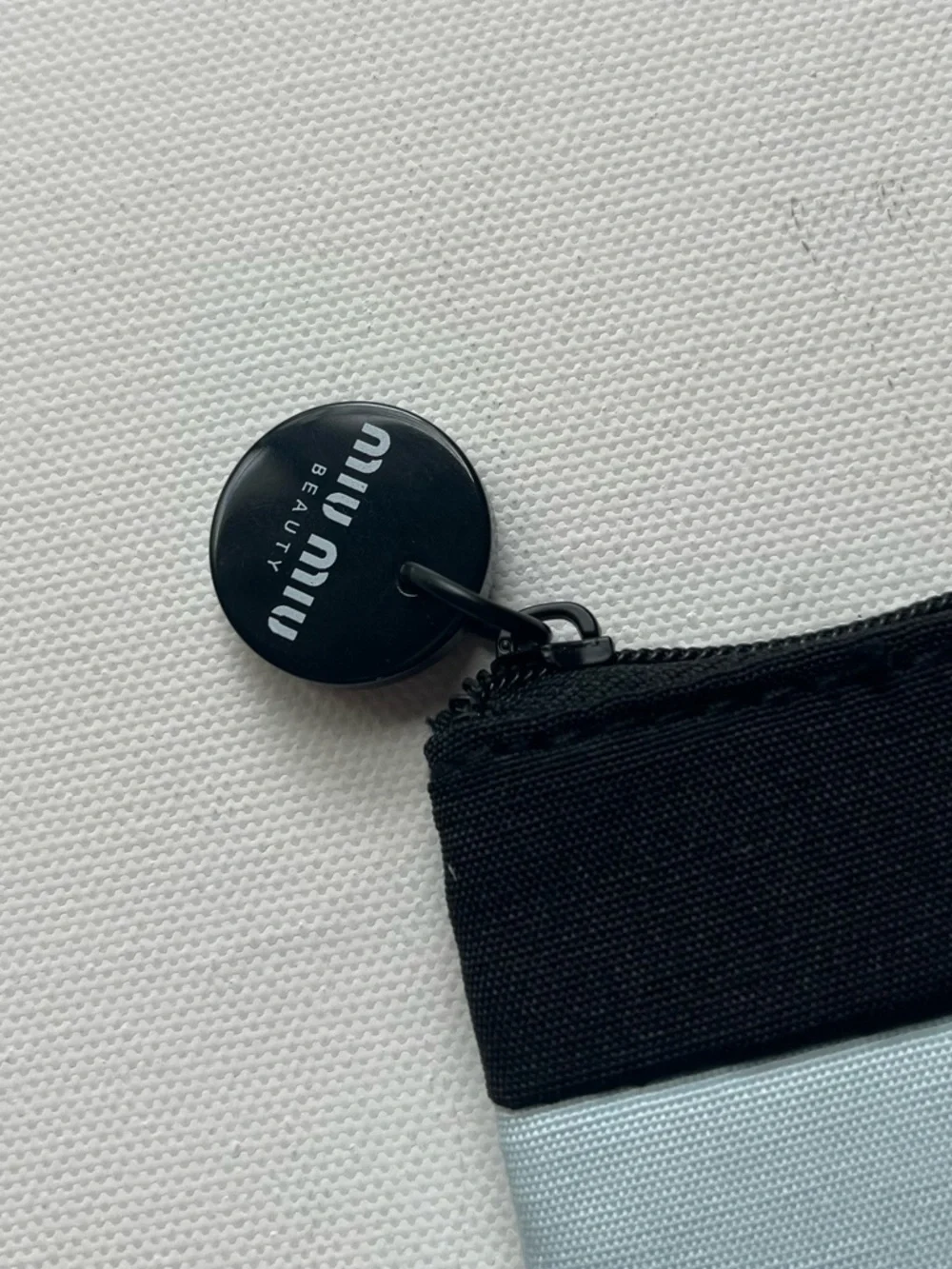 Miu Miu Blue Makeup Bag